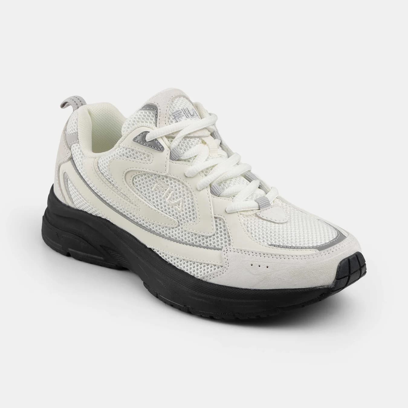 Men's White Casual Low-Top Suede Sneakers
