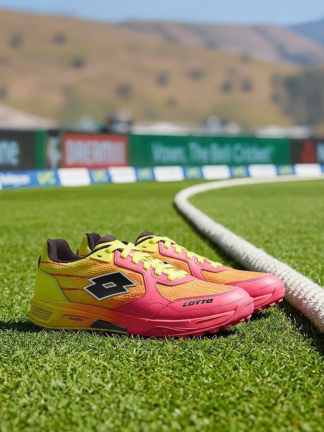 Men's Multicolor Sports Mesh Cleats Cricket Shoes