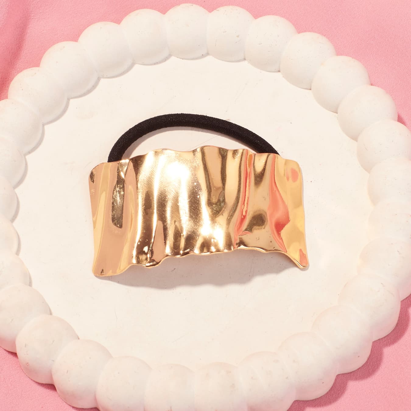 Women's Gold Casual Impressa Hair Tie