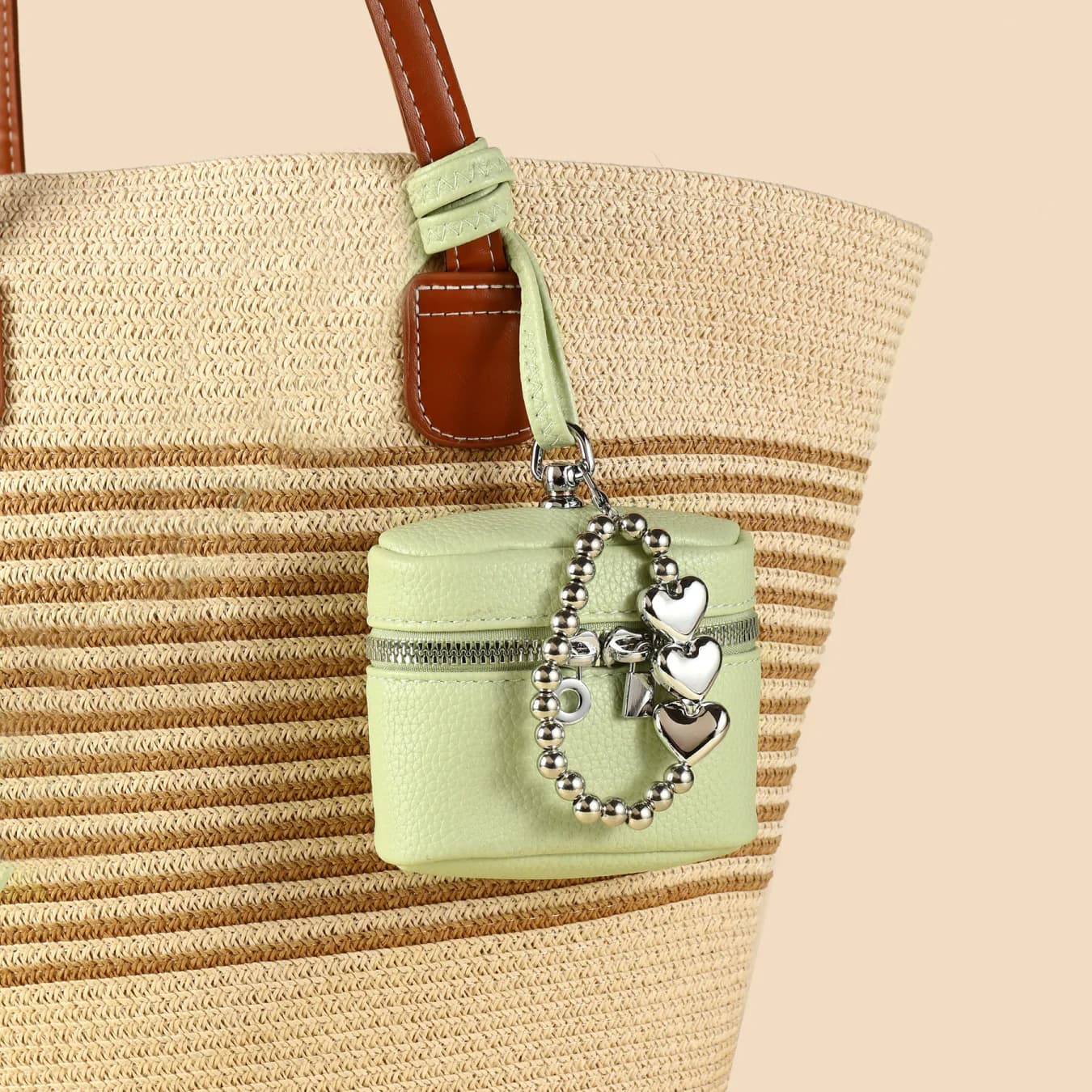Women's Green Solid Camilla Mini Crossbody Bag