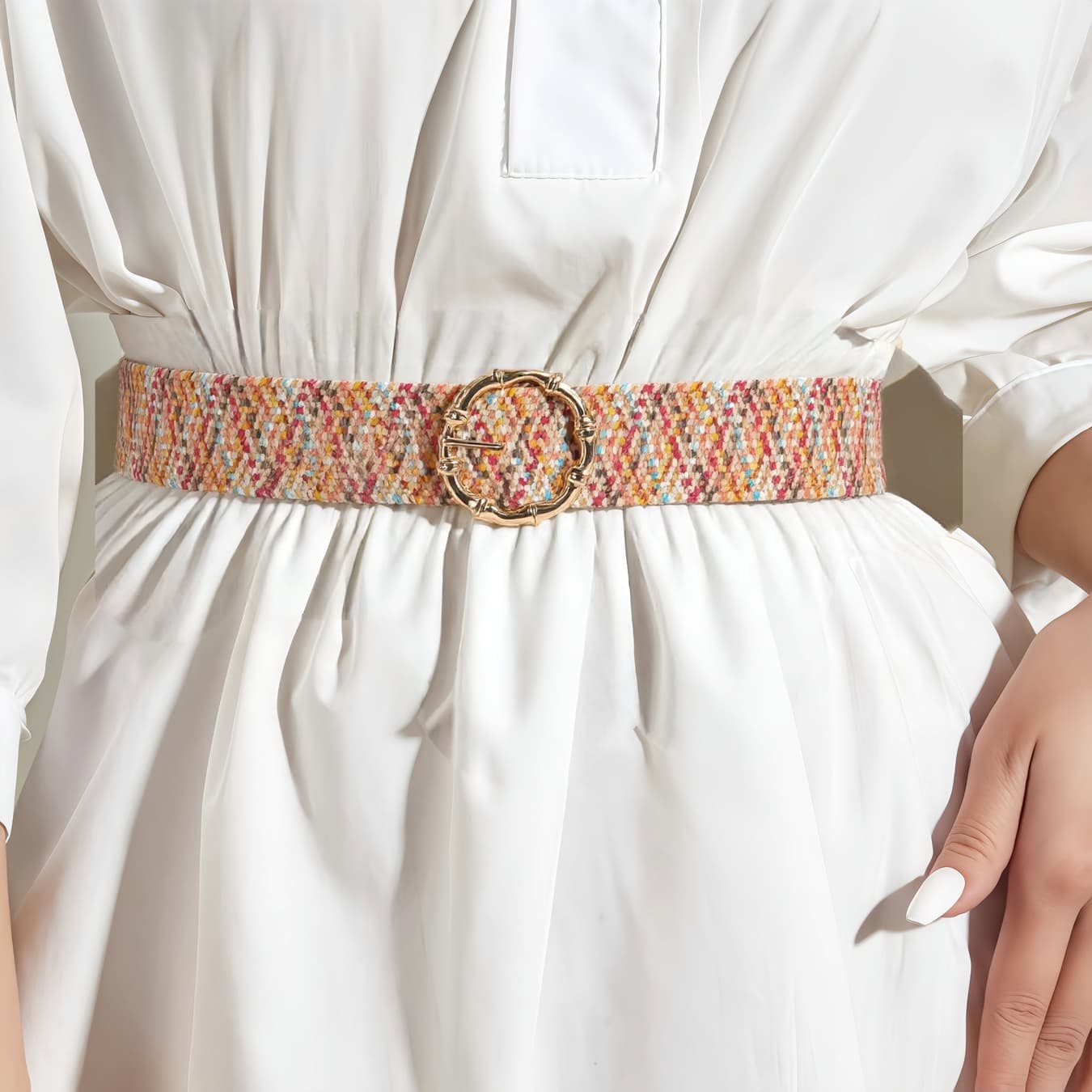 Women's Multicolor Casual Solid Boho Belt