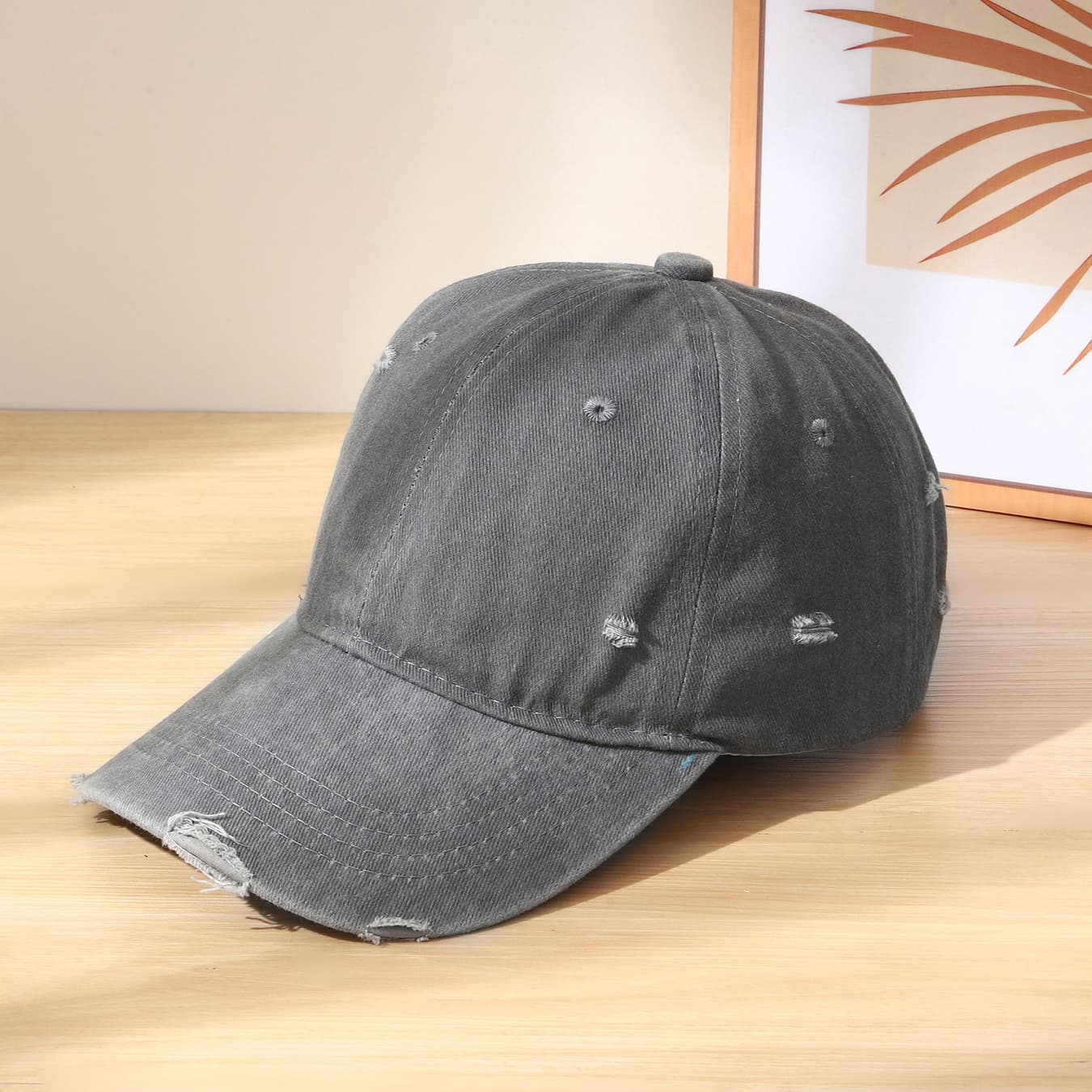 Women's Black Everyday Vintage Coal Baseball Cap