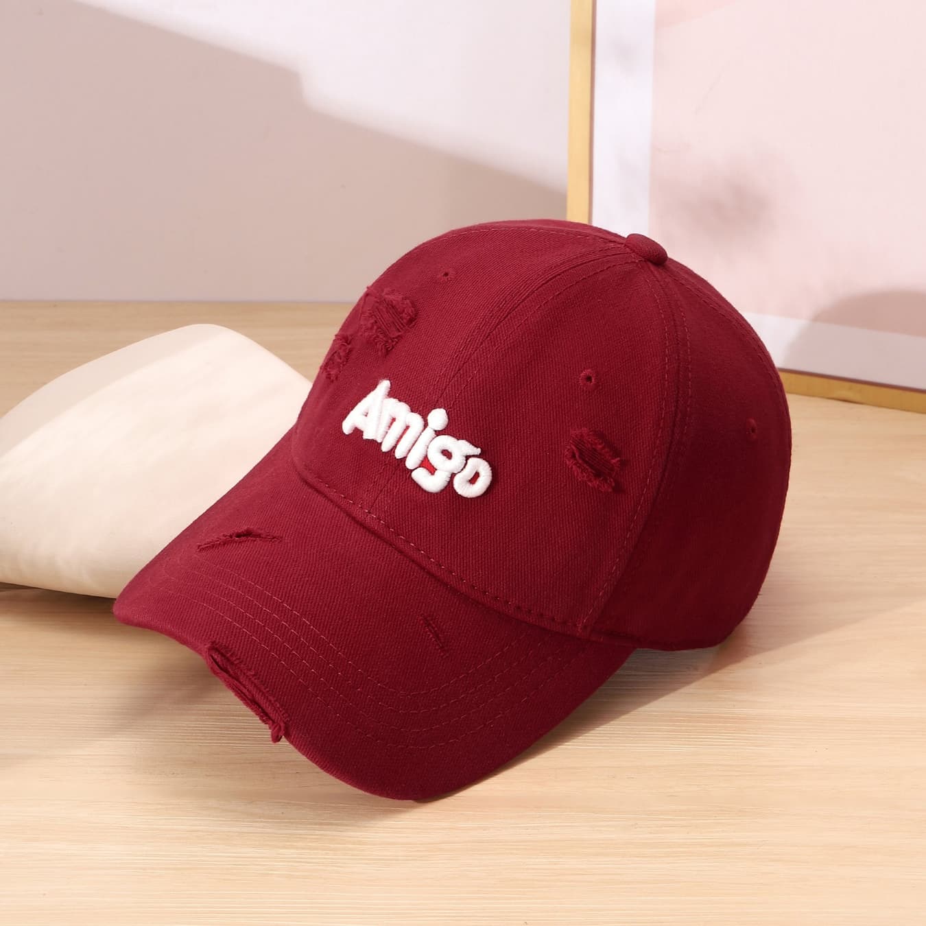 Women's Maroon Amigo Red Cap