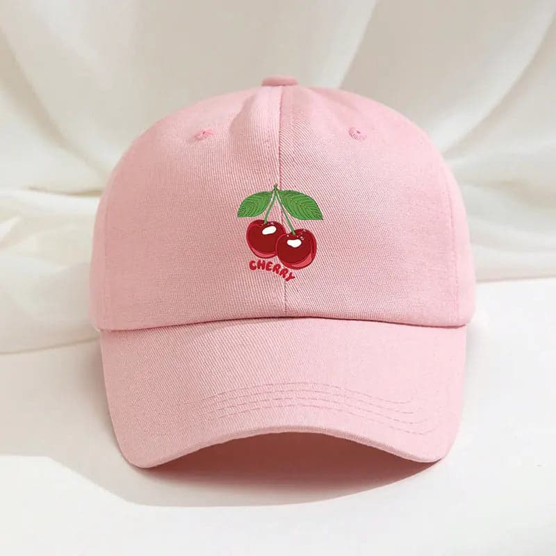 Women's Pink Cherry Crush Cotton Cap