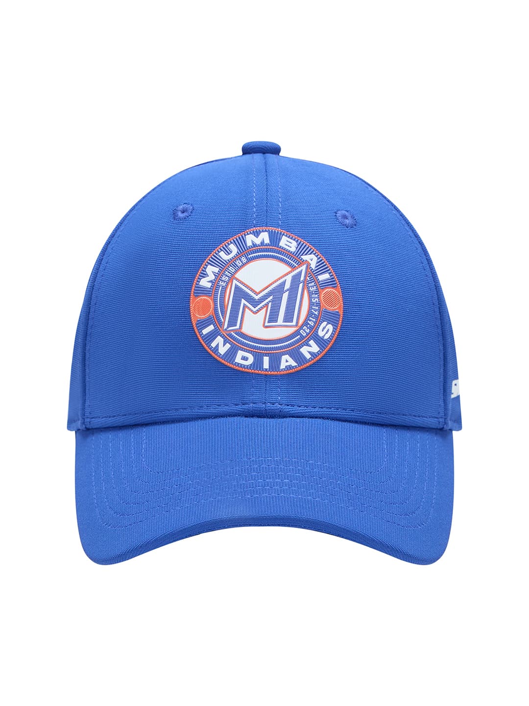 Unisex Blue Embroidered Printed Velcro MI Basic Merch Cap