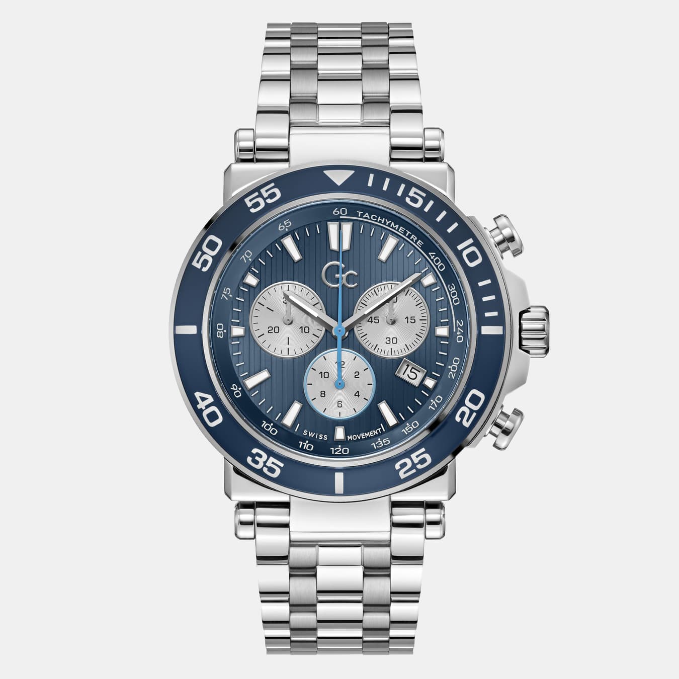 One Sport Chrono Men's Quartz Blue Dial Chronograph Stainless Steel Watch Z14011G7MF