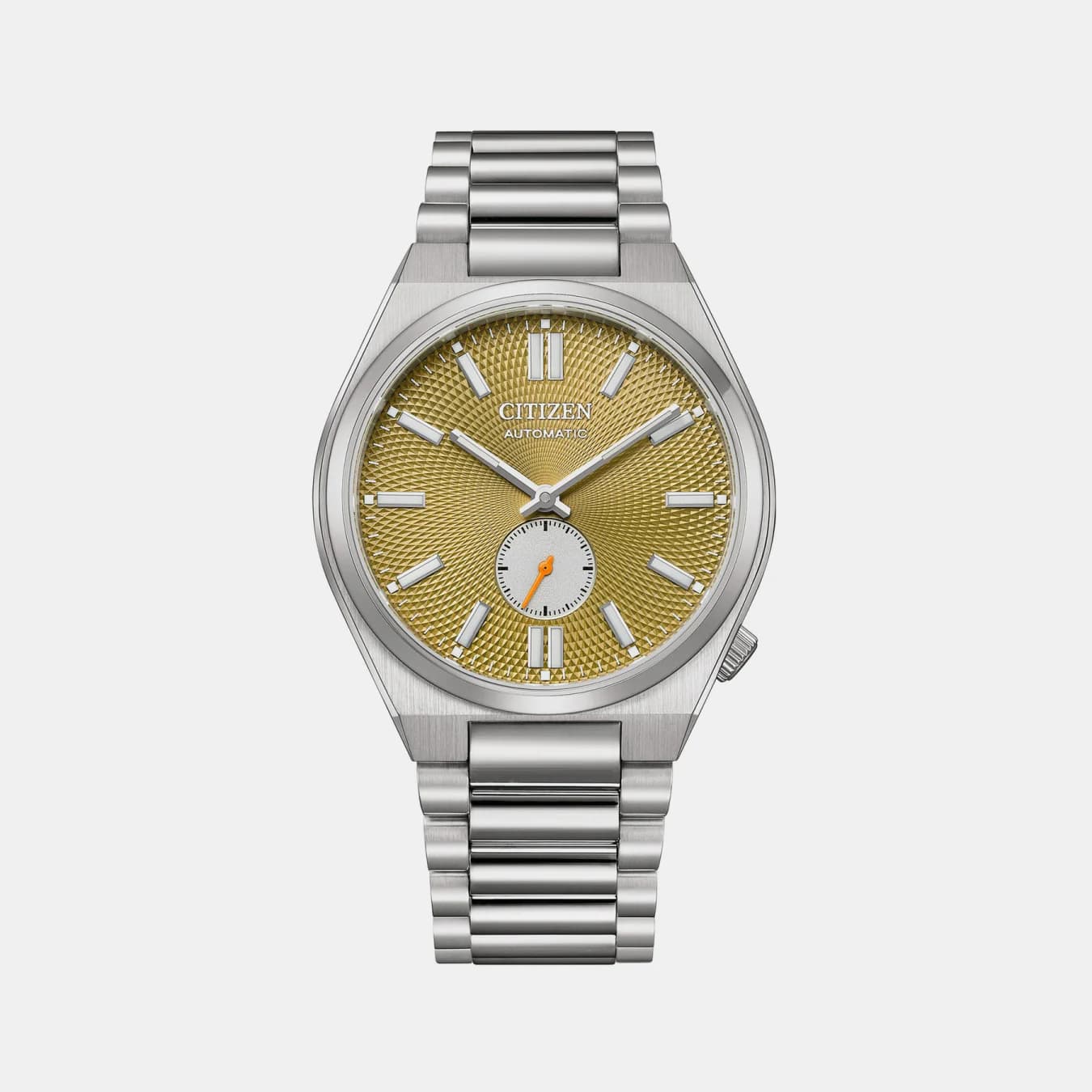 Tsuyosa Men's Automatic Olive Green Dial Analog Stainless Steel Watch NK5010-51X