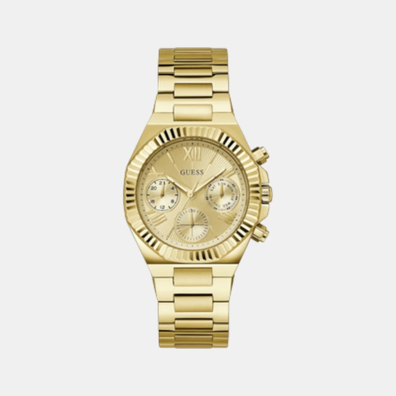 Equality Women's Quartz Champagne Dial Chronograph Stainless Steel Watch GW0769L2