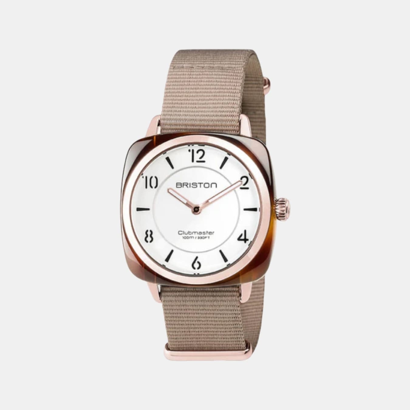 Clubmaster Chic Women's Quartz White Dial Analog NATO Watch 17536.PRA.T.2.NT