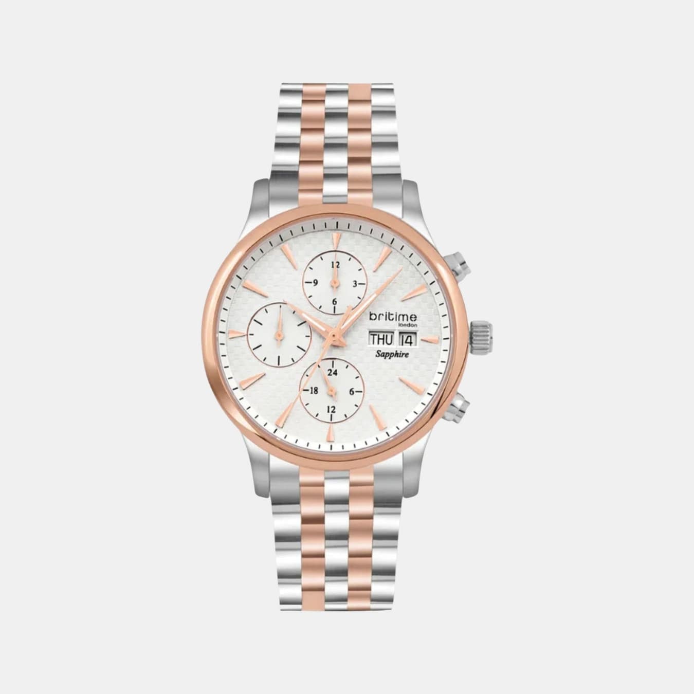 Men's Automatic Silver Dial Analog Stainless Steel Watch 928-M30305