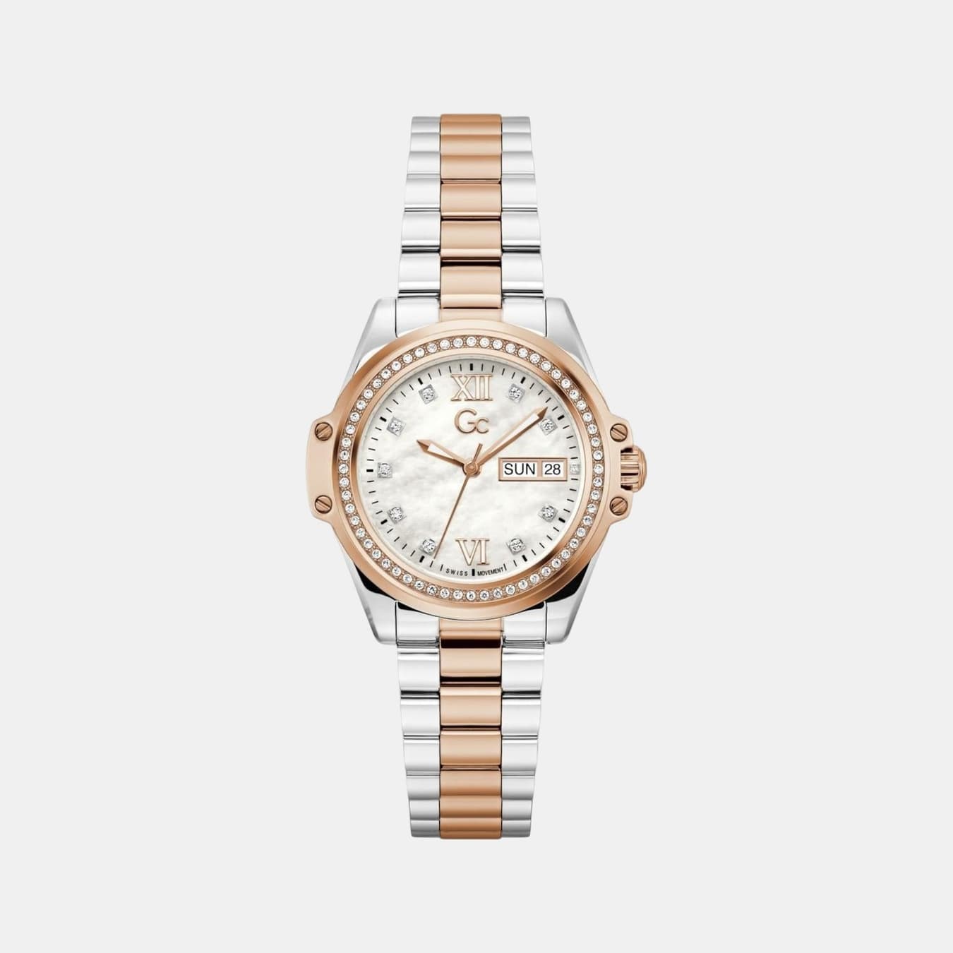 Bolt Men's Quartz White Dial Analog Stainless Steel Watch Z53001L1