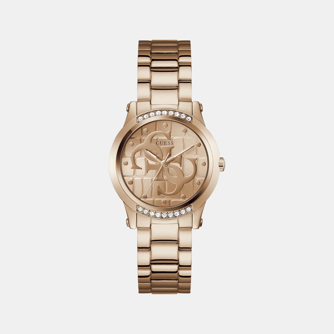 Women's Quartz Rose Gold Dial Analog Stainless Steel Watch GW0861L3