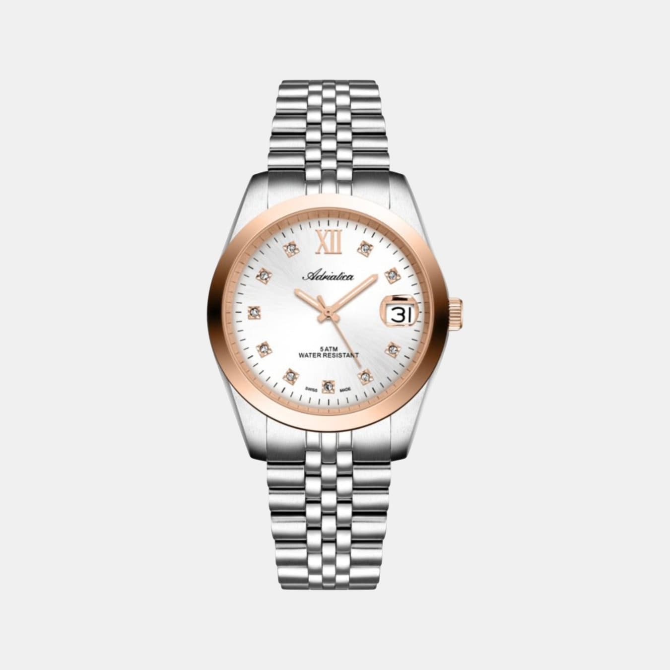 Women's Quartz Silver Dial Analog Stainless Steel Watch A3199.R183Q