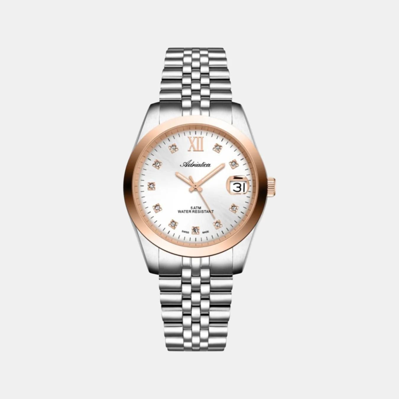 Women's Quartz Silver Dial Analog Stainless Steel Watch A3199.R183Q