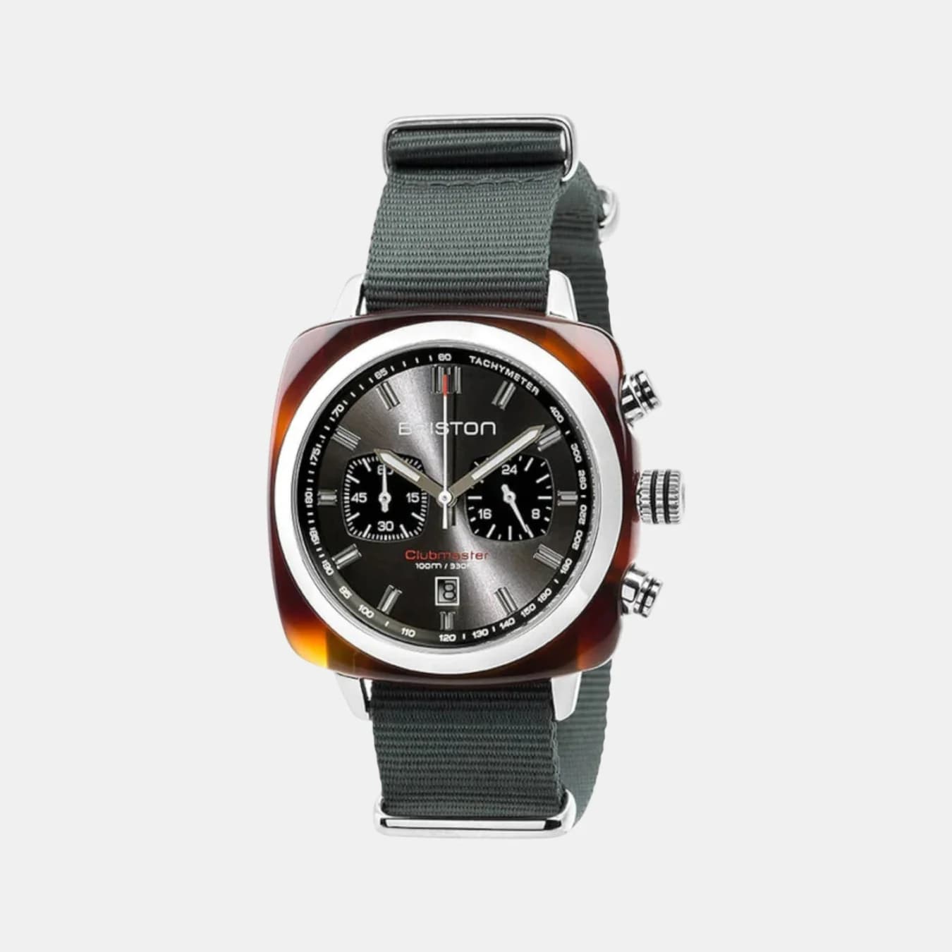 Clubmaster Sport Men's Quartz Grey Dial Chronograph NATO Watch 17142.SA.TS.11.NG