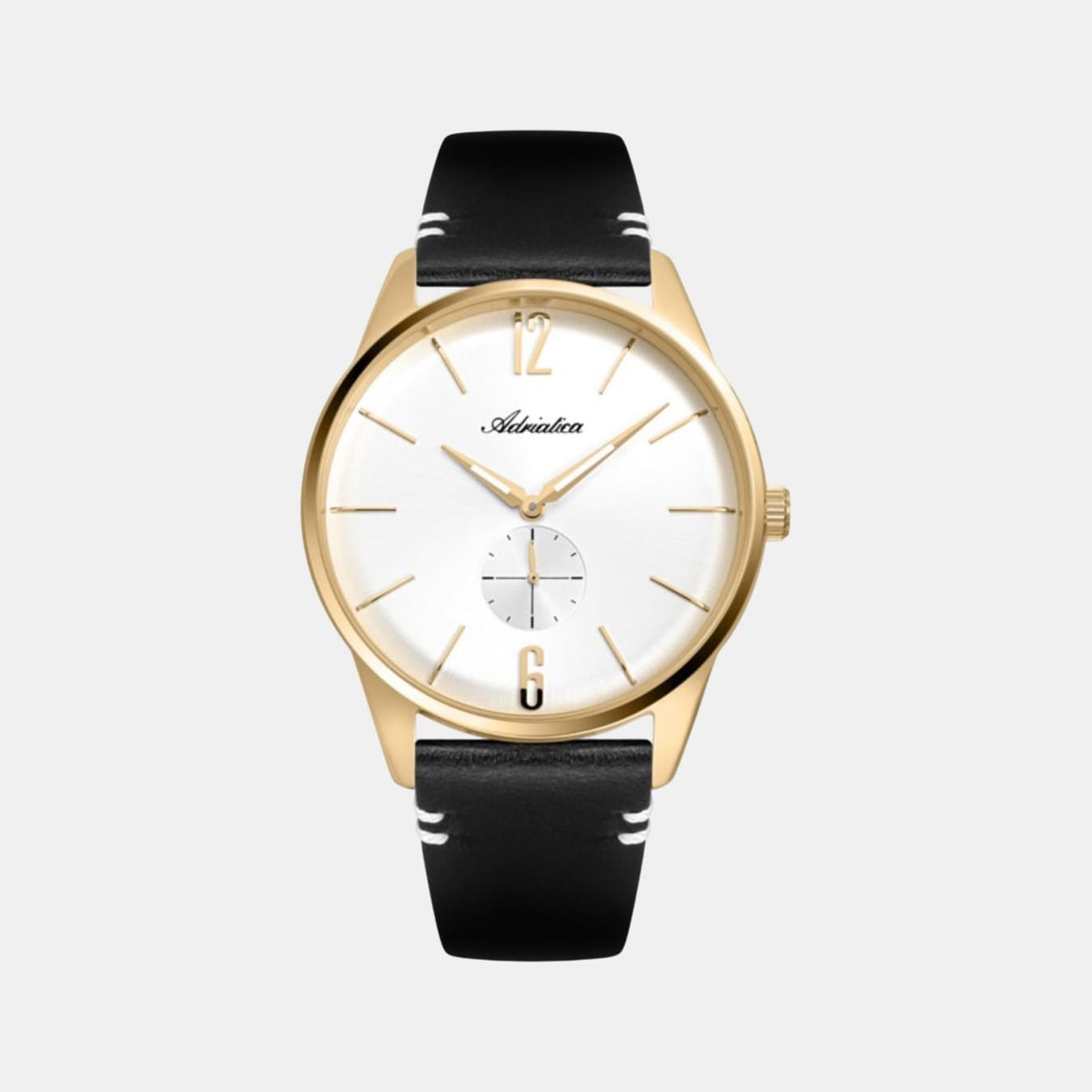 Men's Quartz Silver Dial Analog Leather Watch A8264.1253XLQ