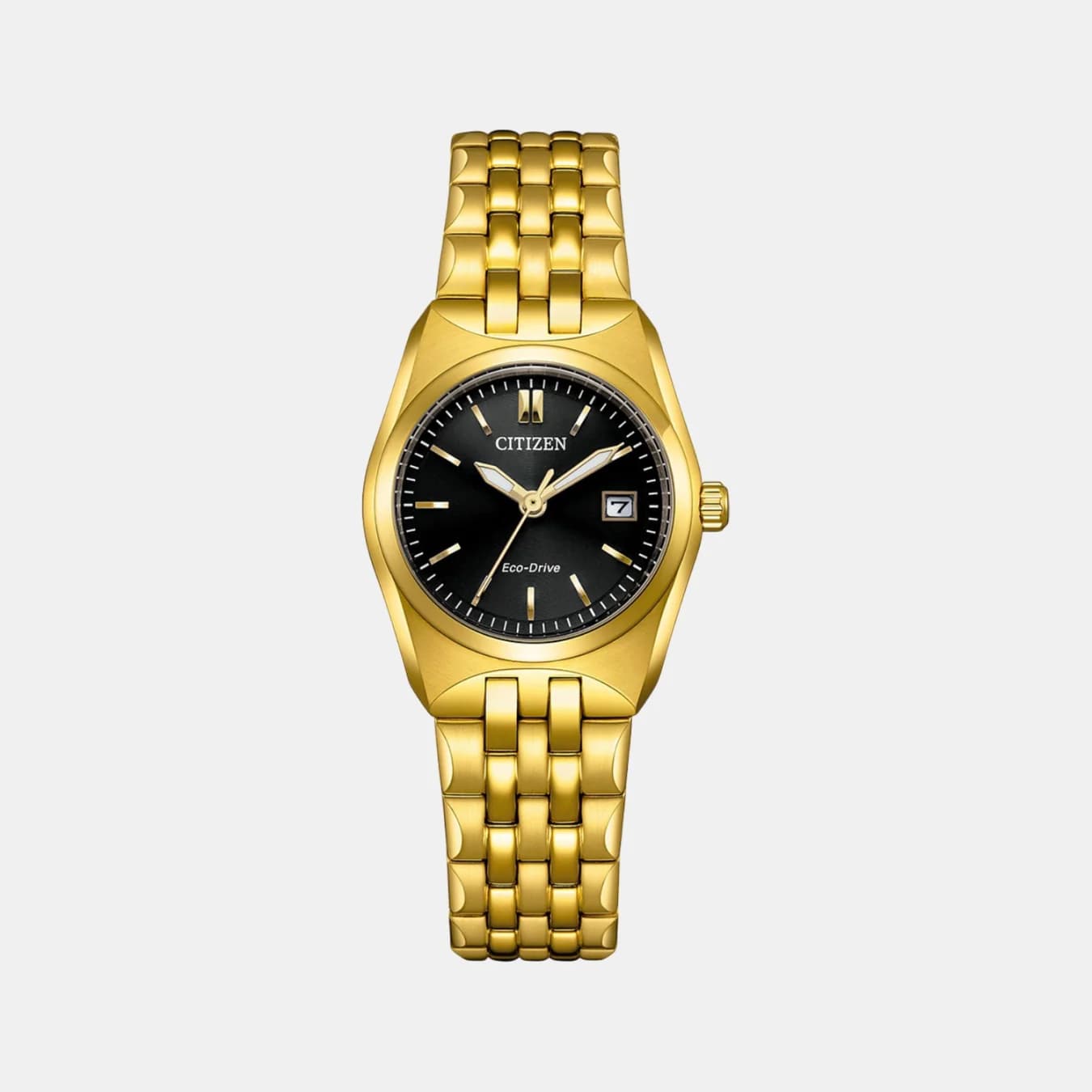 Corso Women's Eco-Drive Black Dial Analog Stainless Steel Watch EW2293-56E
