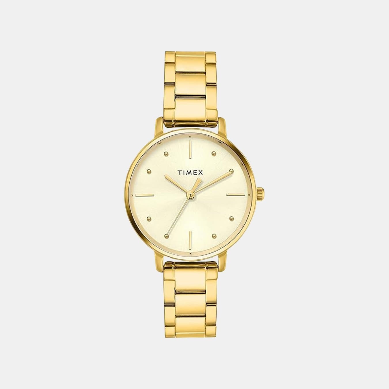 Trendline Women's Quartz Champagne Dial Analog Stainless Steel Watch TWEL15829