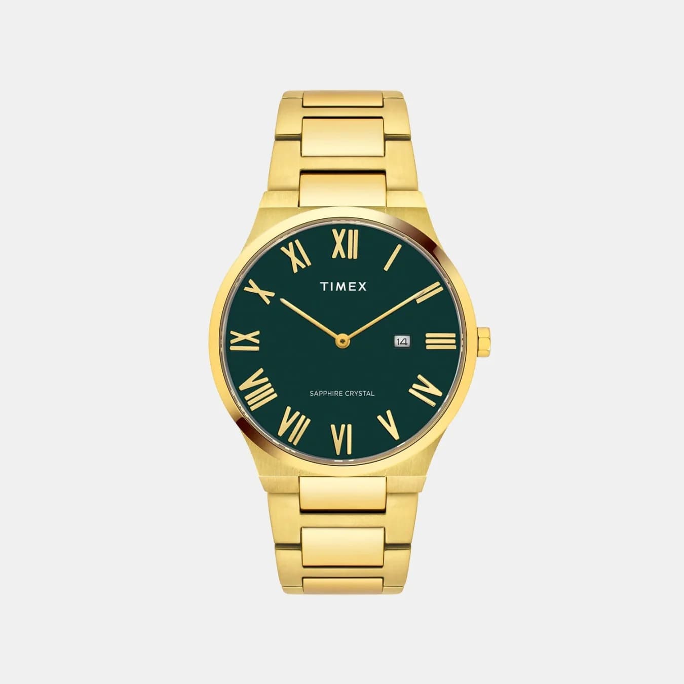 Signio Men's Quartz Green Dial Analog Stainless Steel Watch TWEG23608