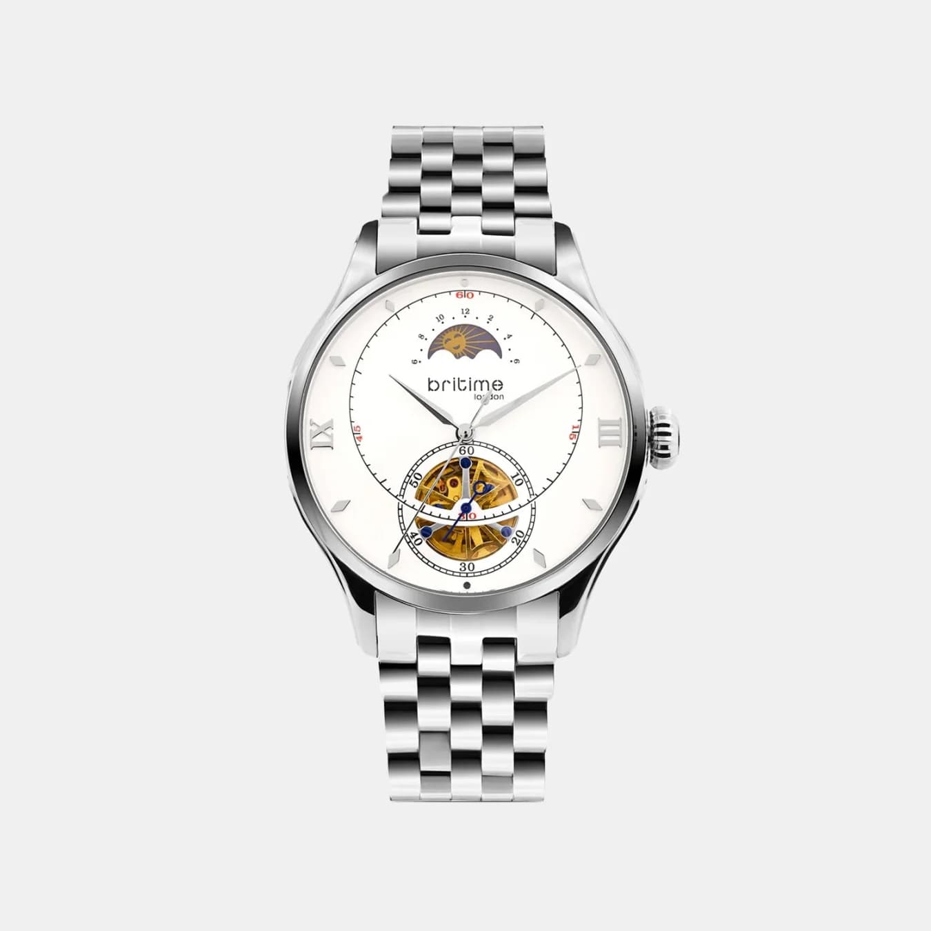 Horizon Men's Automatic Silver Dial Analog Metal Watch 479-M10201