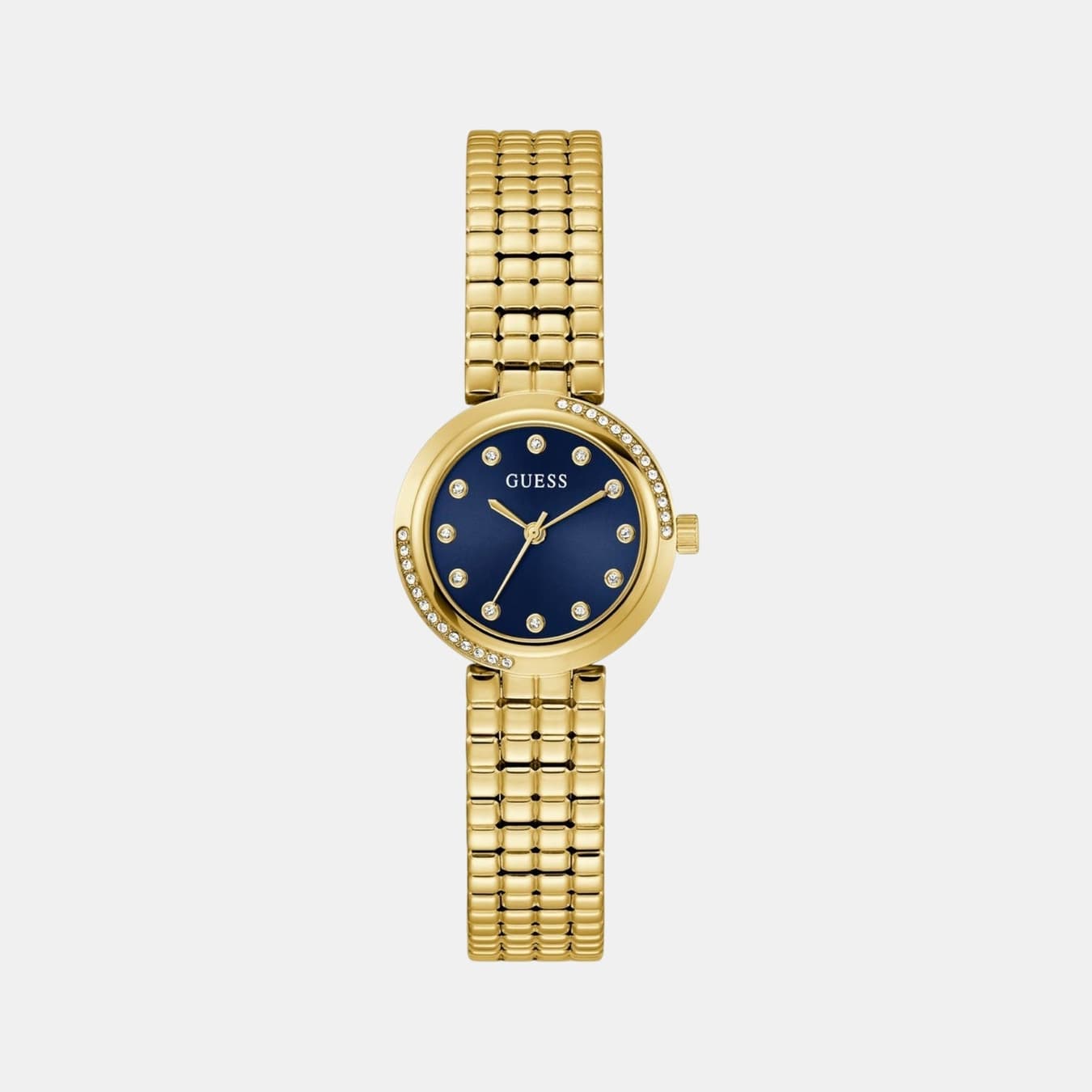 Clara Women's Quartz Blue Dial Analog Recycled Steel Watch GW0930L4