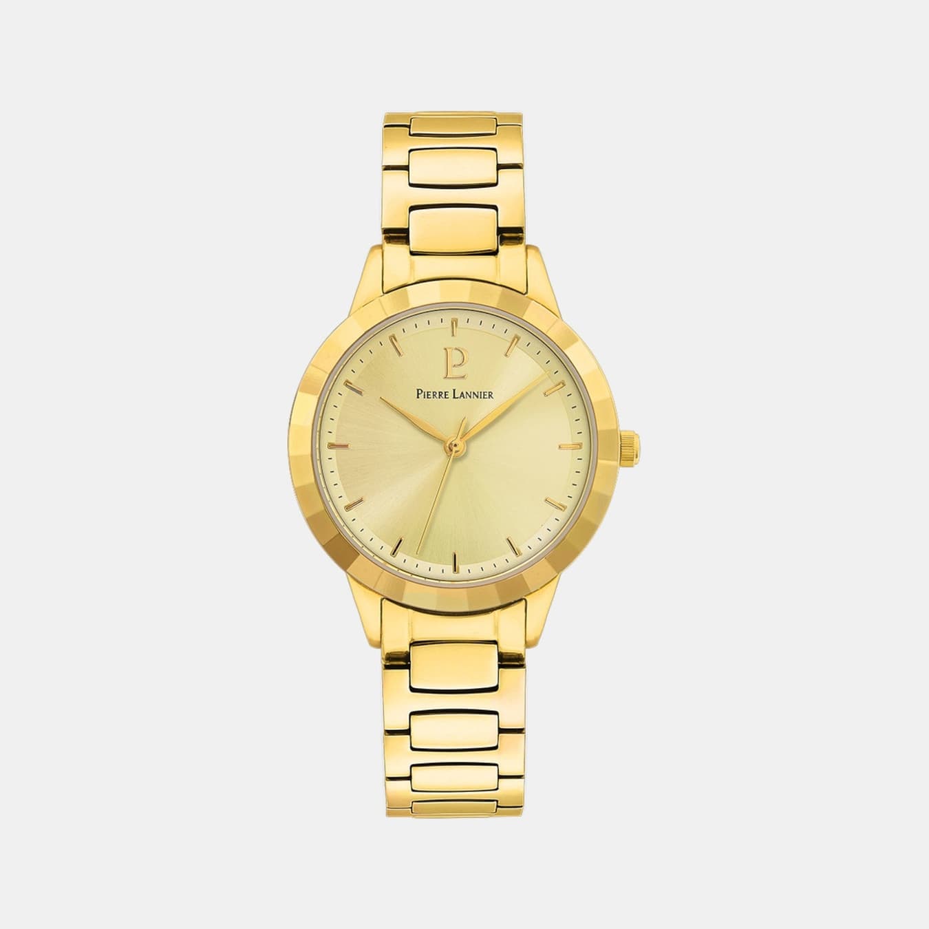 Galiera Women's Quartz Gold Dial Analog Stainless Steel Watch 003L542
