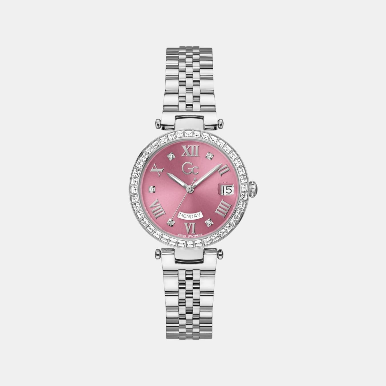 Flair Women's Quartz Pink Dial Analog Stainless Steel Watch Z01024L3
