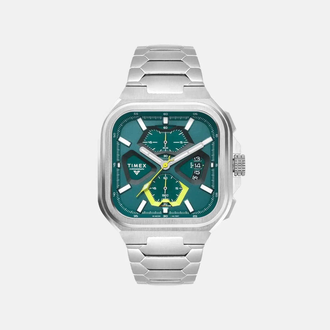 Vector Men's Quartz Green Dial Chronograph Stainless Steel Watch TWEG30902