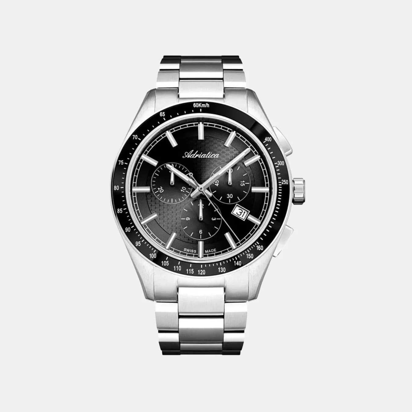 Men's Quartz Gun Dial Chronograph Stainless Steel Watch A8245.5116CH