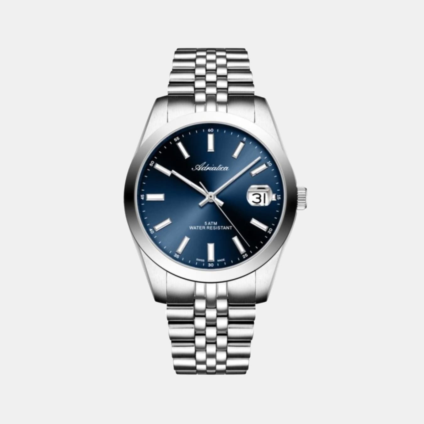 Men's Quartz Blue Dial Analog Stainless Steel Watch A1299.5115Q