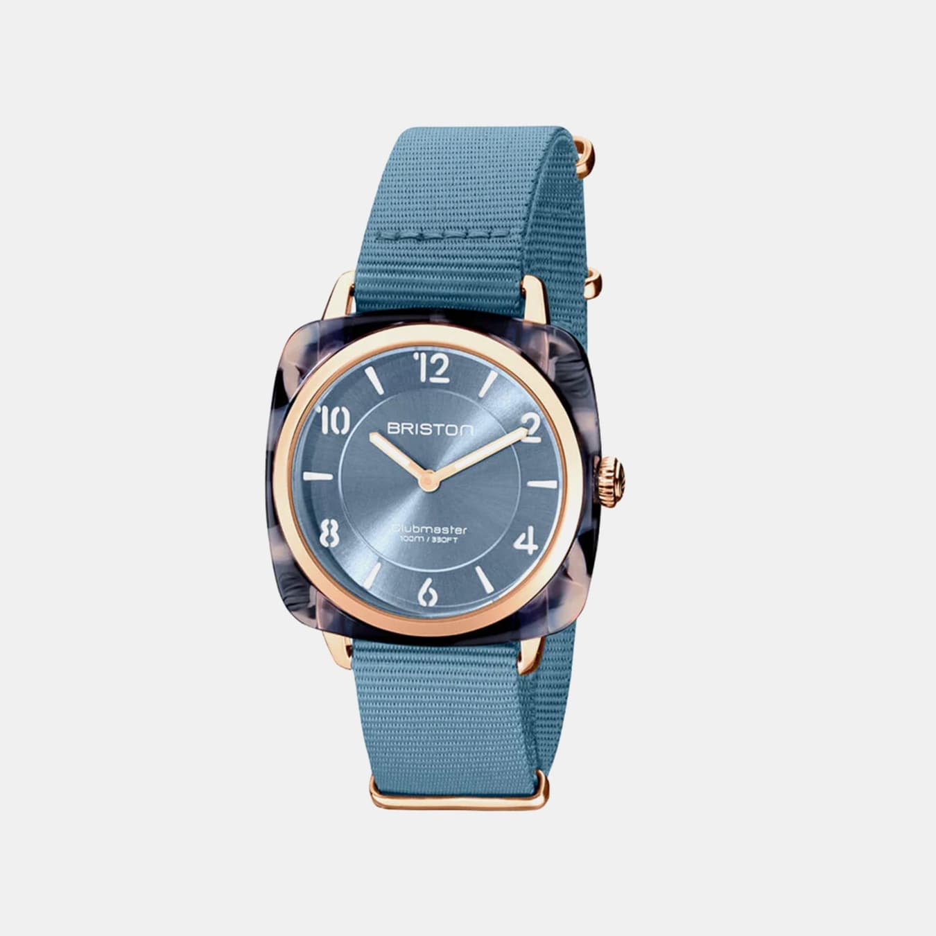 Women's Quartz Ice Blue Dial Analog NATO Watch 21536.PRA.UB.25.NIB