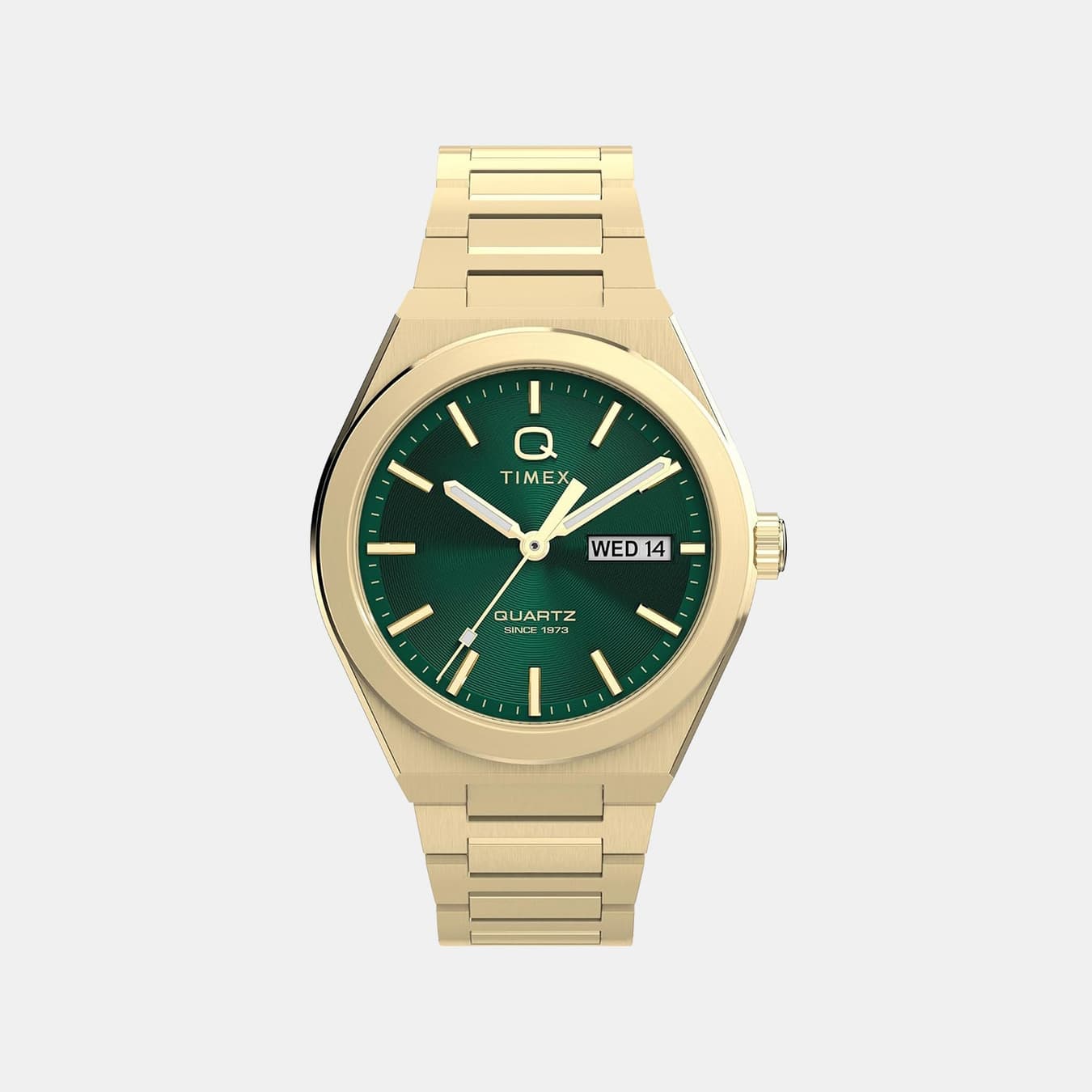 Men's Quartz Green Dial Analog Steel Watch TW2Y35100IK