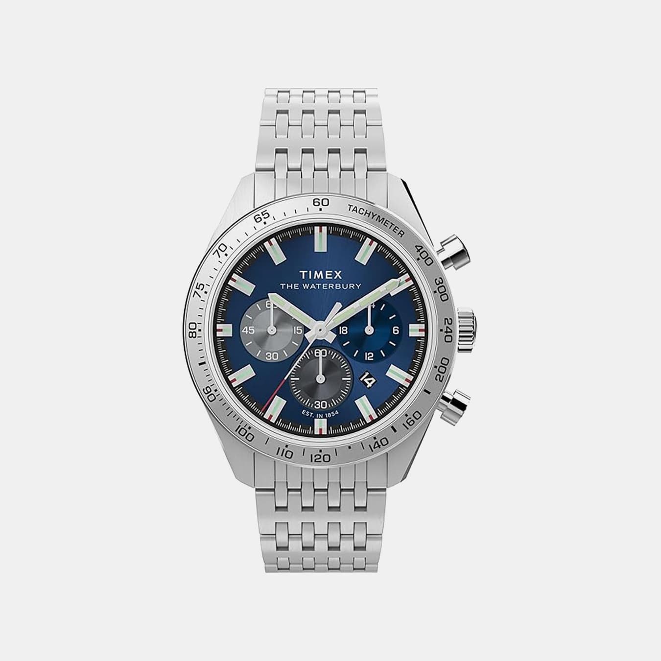 Men's Quartz Blue Dial Analog Stainless Steel Watch TW2Y18500IK