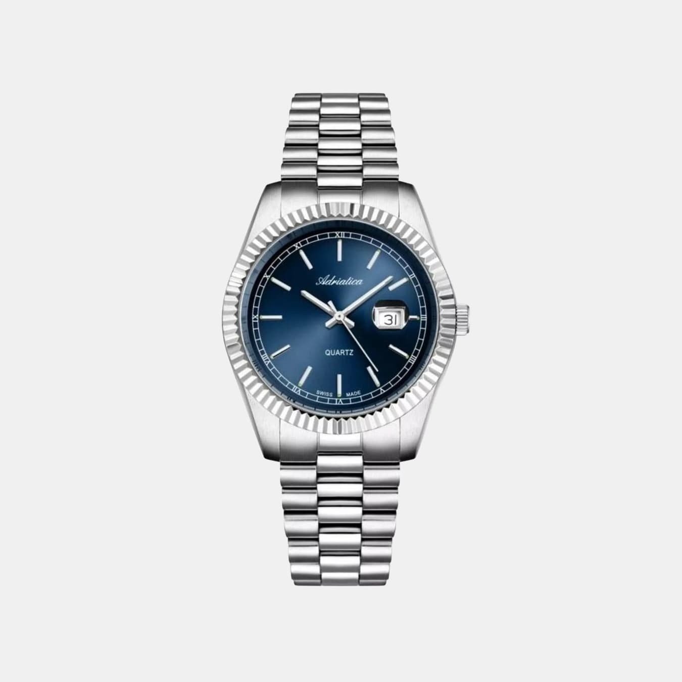 Women's Quartz Blue Dial Analog Stainless Steel Watch A3090.5115QXL