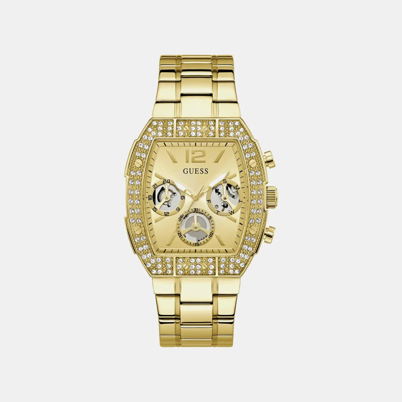 Men's Quartz Gold Dial Chronograph Stainless Steel Watch GW1068G2