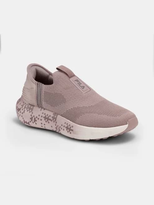Women's Brown Sports Slip-On Low-Top Walking Shoes