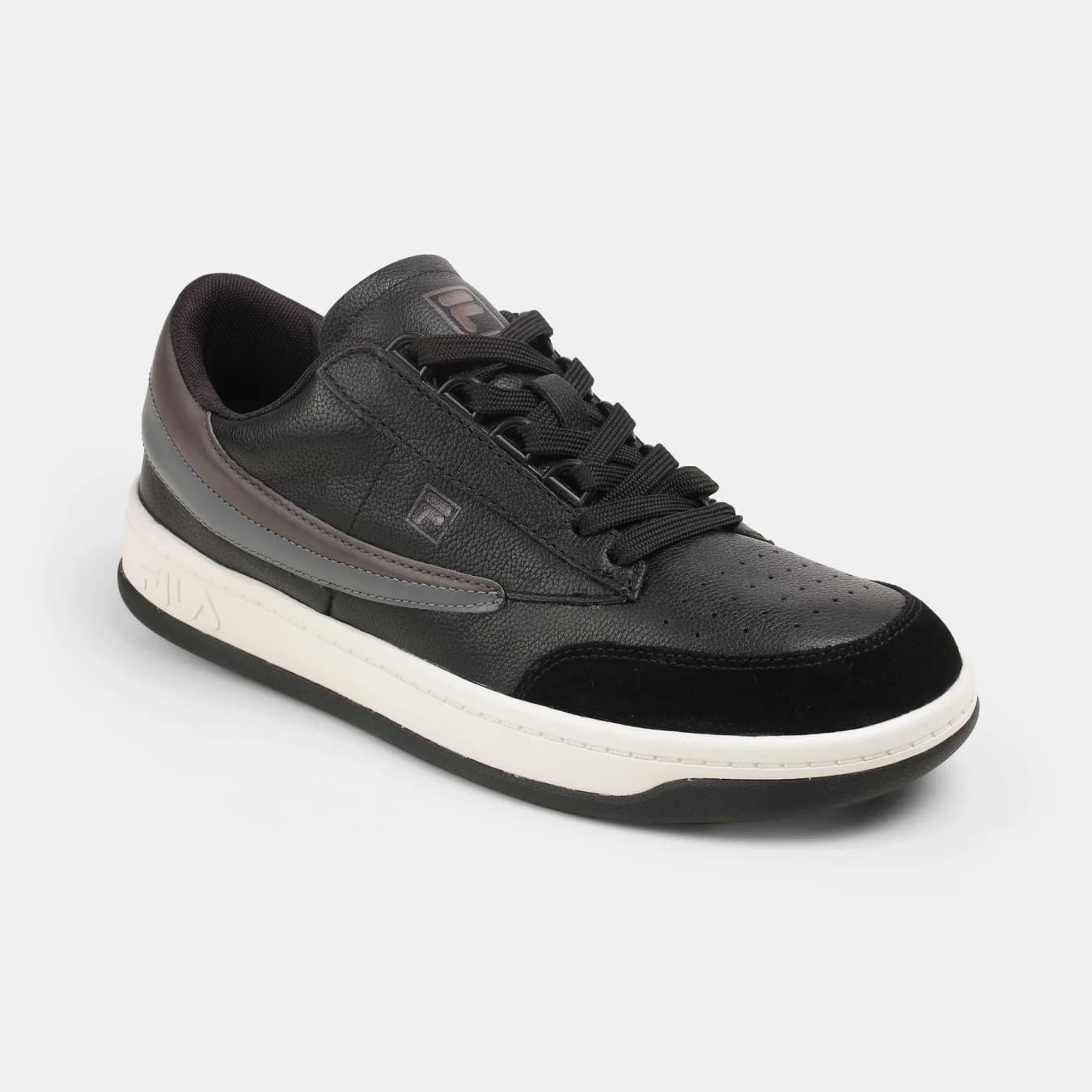 Women's Black Sports Lace-Up Low-Top Sneakers