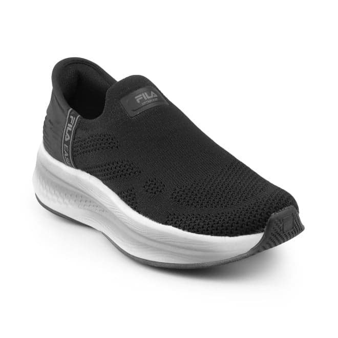 Men's Black Sports Slip-On Low-Top Walking Shoes