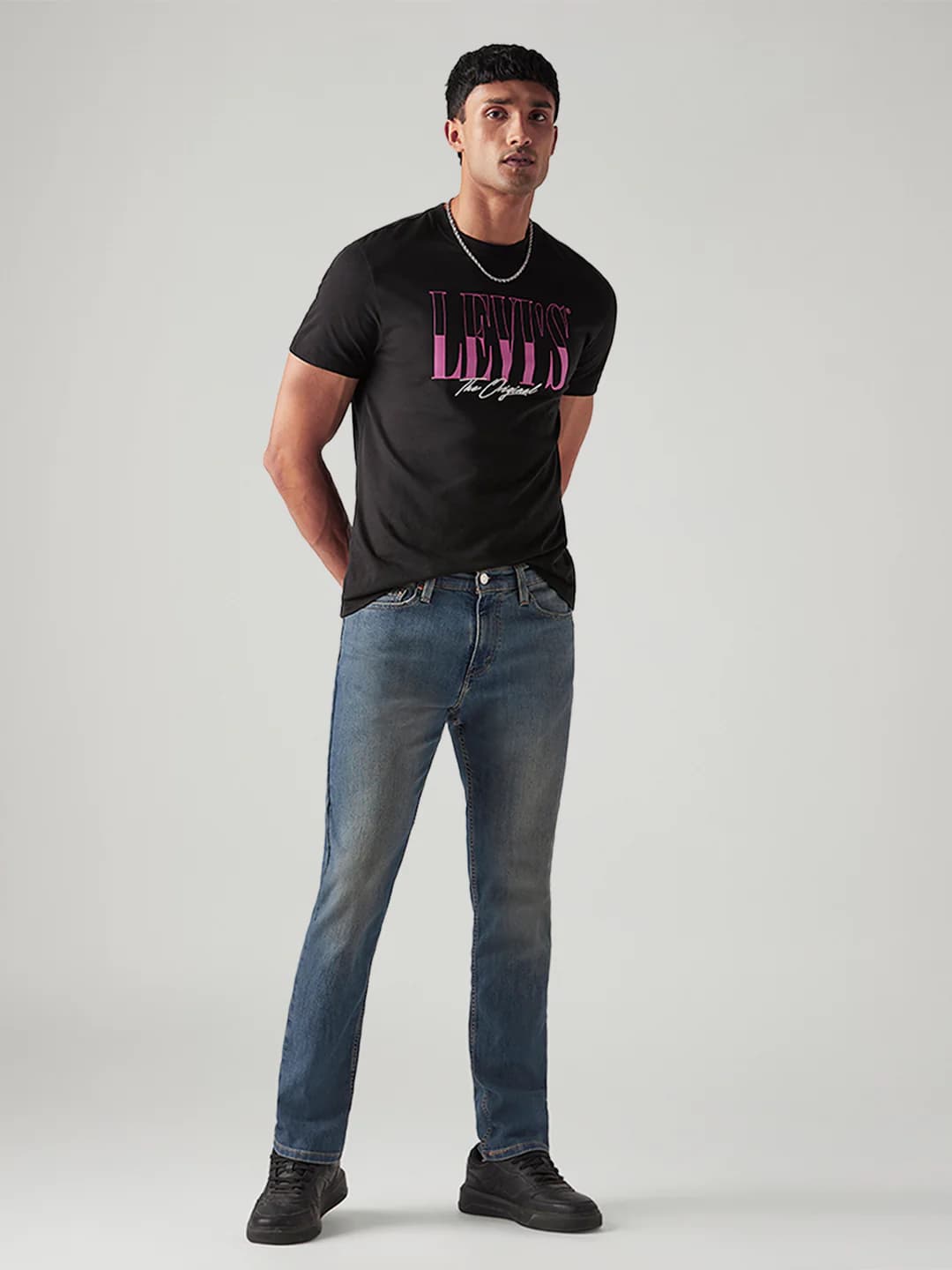 Men's Blue Casual Solid Mid Rise Jeans