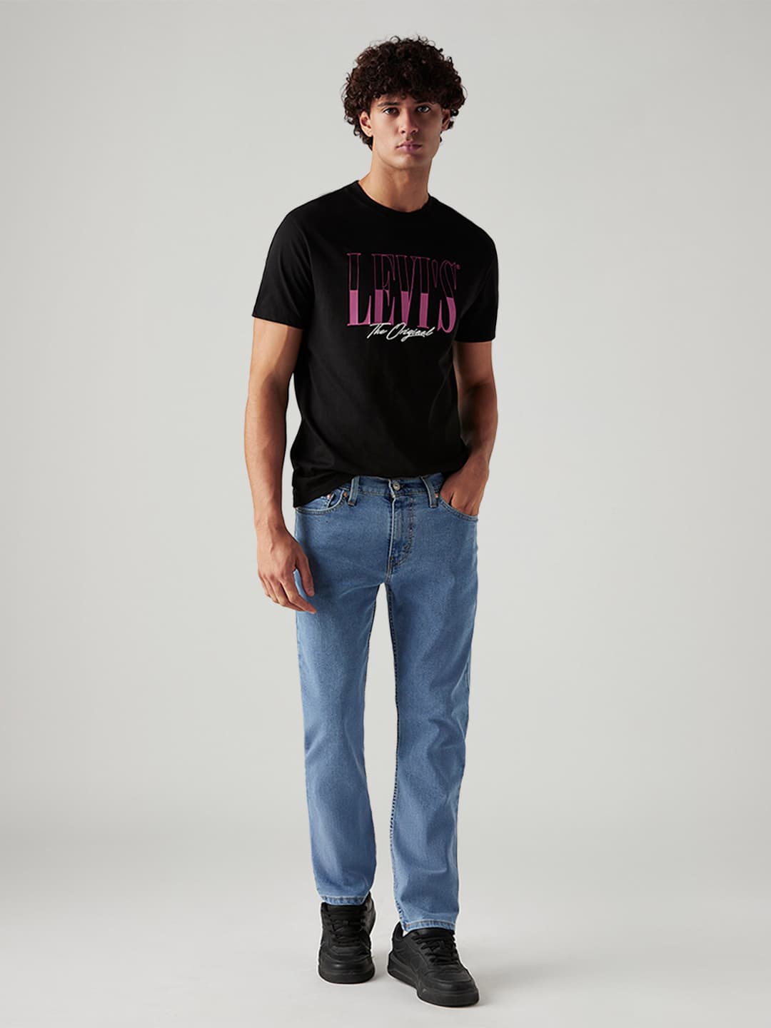 Men's Blue Casual Solid Mid Rise Jeans