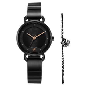 Women's Black Casual Analog Watch - NT6221NM03F