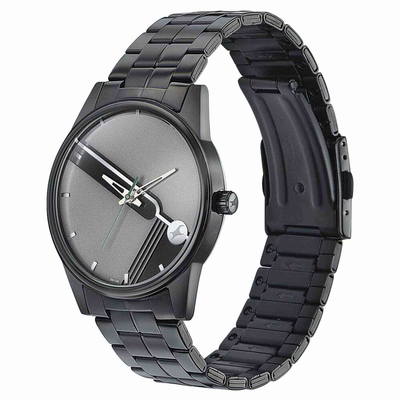 Men's Black Casual Analog Watch - NT3305NM02