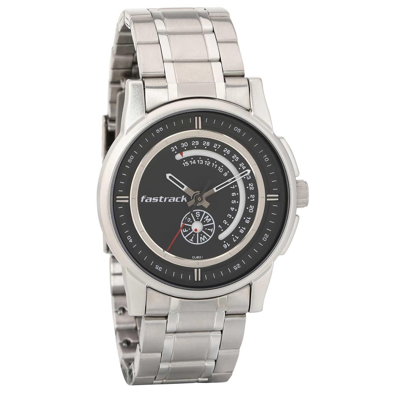 Men's Black Casual Analog Watch - NT3215SM03
