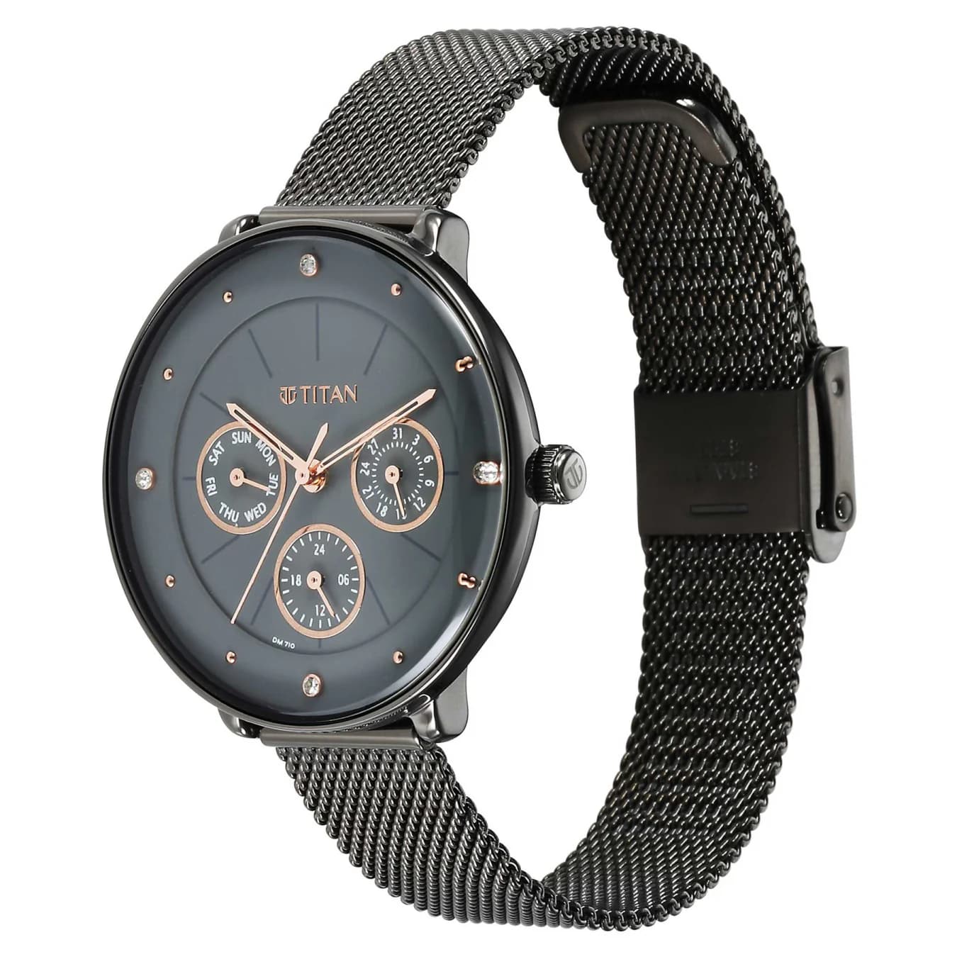 Women's Grey Casual Chronograph Watch - NU2651QM01