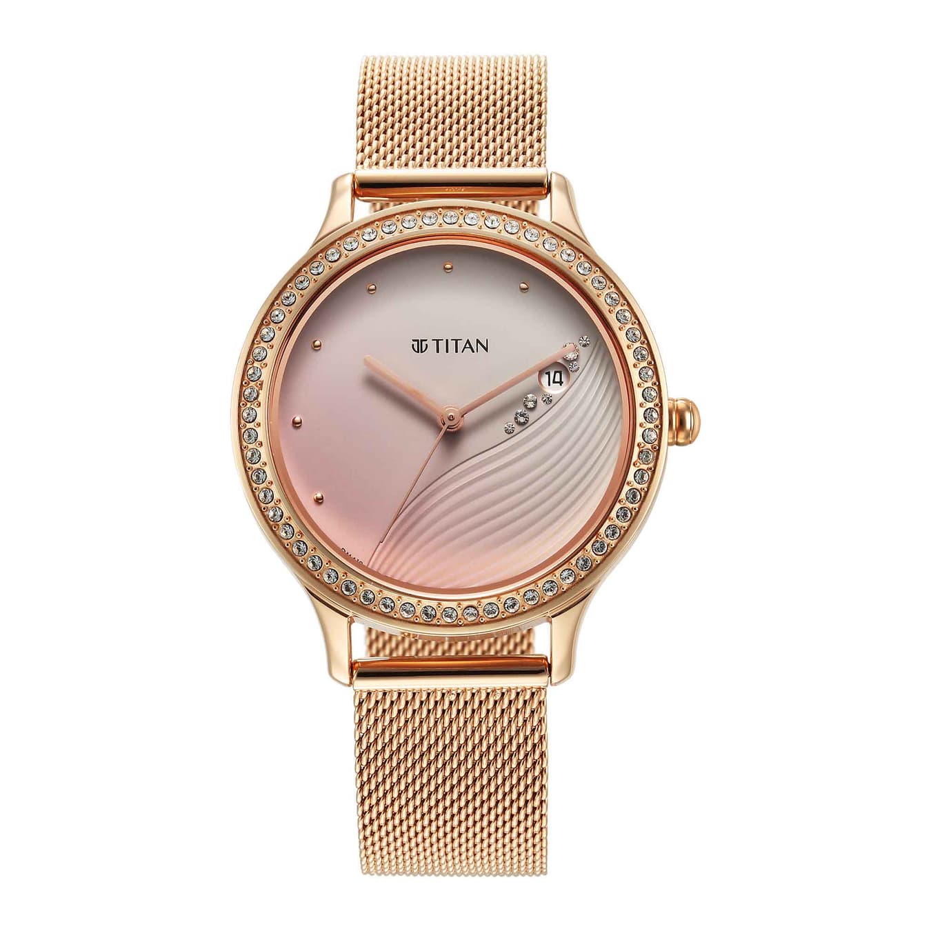 Women's Rose Gold Casual Analog Watch - NU2634WM05