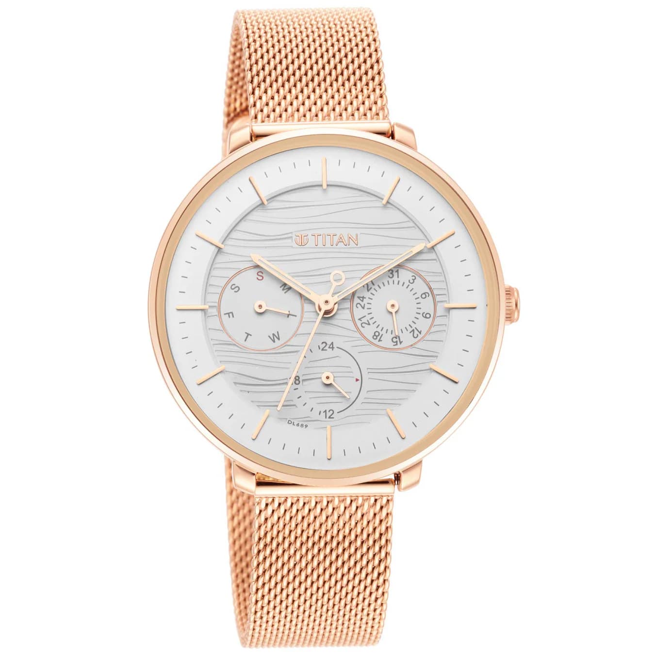Women's White Casual Chronograph Watch - NU2651WM02