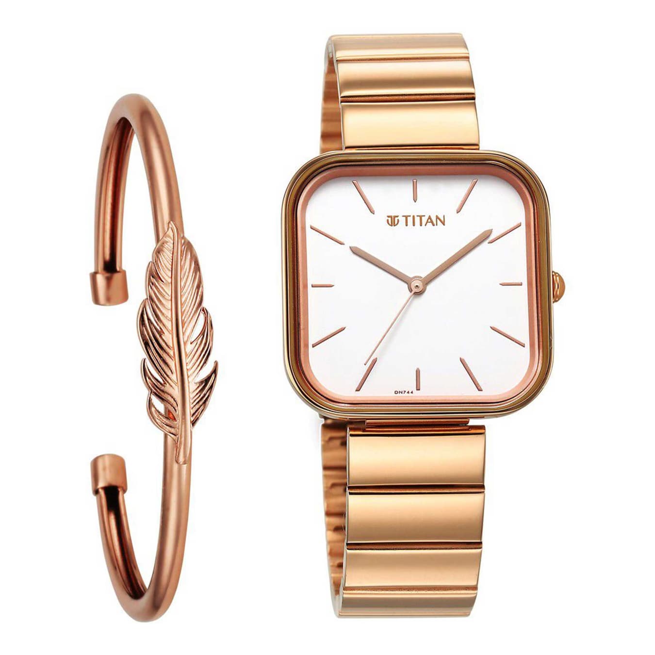 Women's White Casual Analog Watch - NU2715WM01F