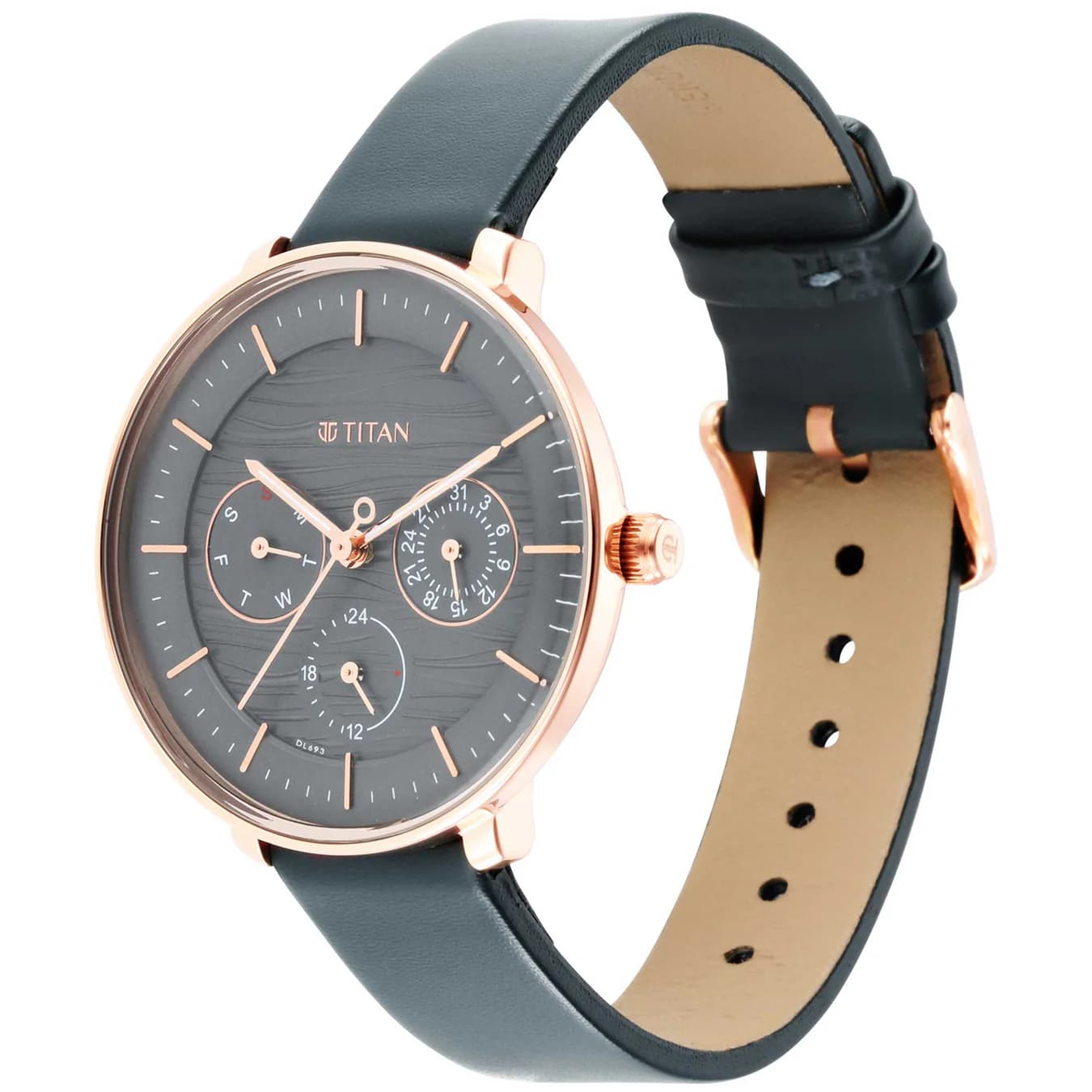 Women's Black Casual Chronograph Watch - NU2651WL02