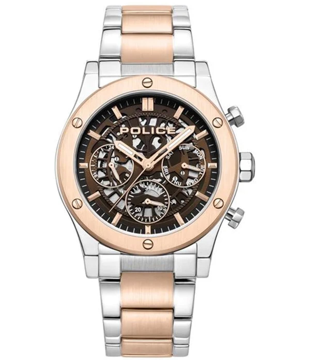 Men's Brown Casual Chronograph Watch - NTPLPEWJK0006441