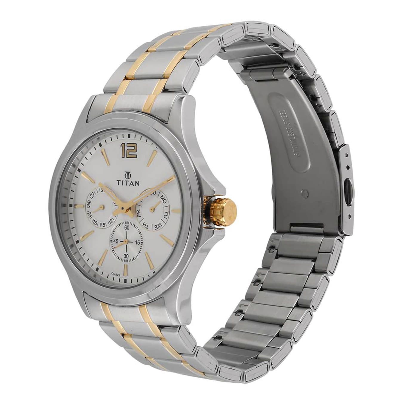 Men's Silver Casual Chronograph Watch - NU1698BM01